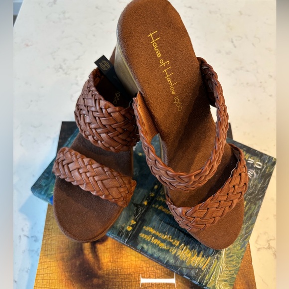 House of Harlow 1960 Braided Sandals - Picture 1 of 12